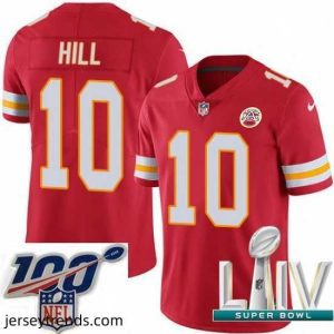 Suave 2020 Super Bowl LIV Nike Kansas City Chiefs #10 Tyreek Hill Red Team Color Vapor Untouchable Limited Player NFL Jersey