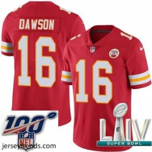 Exquisite 2020 Super Bowl LIV Nike Kansas City Chiefs #16 Len Dawson Red Team Color Vapor Untouchable Limited Player NFL Jersey