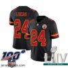 Brilliant 2020 Super Bowl LIV Nike Kansas City Chiefs #24 Jordan Lucas Limited Black Rush Vapor Untouchable NFL Jersey