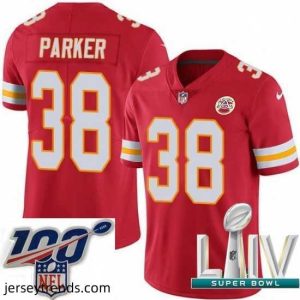 Exquisite 2020 Super Bowl LIV Nike Kansas City Chiefs #38 Ron Parker Red Team Color Vapor Untouchable Limited Player NFL Jersey