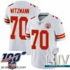 Radiant 2020 Super Bowl LIV Nike Kansas City Chiefs #70 Bryan Witzmann White Vapor Untouchable Limited Player NFL Jersey