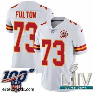 Enchanting 2020 Super Bowl LIV Nike Kansas City Chiefs #73 Zach Fulton White Vapor Untouchable Limited Player NFL Jersey