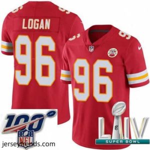 Brilliant 2020 Super Bowl LIV Nike Kansas City Chiefs #96 Bennie Logan Red Team Color Vapor Untouchable Limited Player NFL Jersey