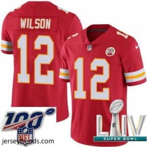 Enchanting 2020 Super Bowl LIV Nike Kansas City Chiefs #12 Albert Wilson Red Team Color Vapor Untouchable Limited Player NFL Jersey