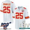 Captivating 2020 Super Bowl LIV Nike Kansas City Chiefs #25 Jamaal Charles White Vapor Untouchable Limited Player NFL Jersey