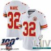 Brilliant 2020 Super Bowl LIV Nike Kansas City Chiefs #32 Spencer Ware White Vapor Untouchable Limited Player NFL Jersey