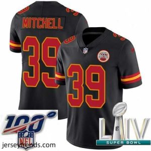 Radiant 2020 Super Bowl LIV Nike Kansas City Chiefs #39 Terrance Mitchell Limited Black Rush Vapor Untouchable NFL Jersey