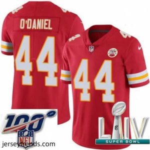 Magnificent 2020 Super Bowl LIV Nike Kansas City Chiefs #44 Dorian O'Daniel Red Team Color Vapor Untouchable Limited Player NFL Jersey