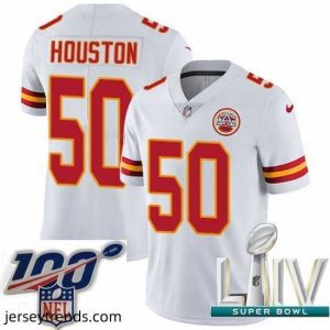 Magnificent 2020 Super Bowl LIV Nike Kansas City Chiefs #50 Justin Houston White Vapor Untouchable Limited Player NFL Jersey