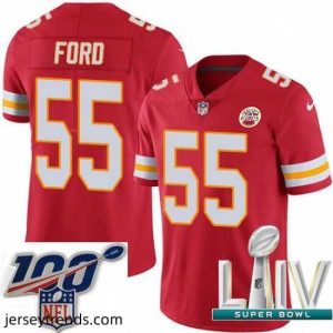 Enchanting 2020 Super Bowl LIV Nike Kansas City Chiefs #55 Dee Ford Red Team Color Vapor Untouchable Limited Player NFL Jersey