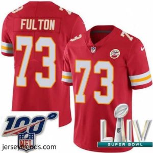 Exquisite 2020 Super Bowl LIV Nike Kansas City Chiefs #73 Zach Fulton Red Team Color Vapor Untouchable Limited Player NFL Jersey