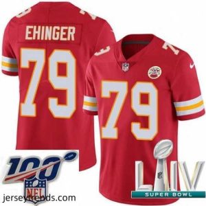 Captivating 2020 Super Bowl LIV Nike Kansas City Chiefs #79 Parker Ehinger Red Team Color Vapor Untouchable Limited Player NFL Jersey
