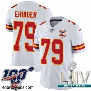 Brilliant 2020 Super Bowl LIV Nike Kansas City Chiefs #79 Parker Ehinger White Vapor Untouchable Limited Player NFL Jersey