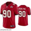 Captivating Jason Pierre Paul Buccaneers Red Super Bowl Lv Vapor Limited Jersey