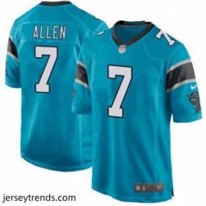 Suave Kyle Allen Carolina Panthers Nike Alternate Jersey Game Blue