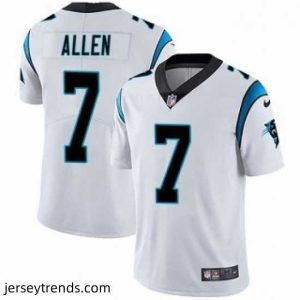 Brilliant Kyle Allen Carolina Panthers Nike Vapor Untouchable Jersey Limited White