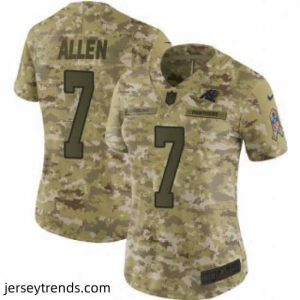 Brilliant Kyle Allen Womens Carolina Panthers Nike 2018 Salute to Service Jersey Limited Camo