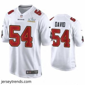 Exquisite Lavonte David Buccaneers White Super Bowl Lv Game Fashion Jersey