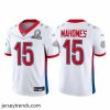 Suave 2022 NFL Pro Bowl Kansas City Chiefs 15 Patrick Mahomes AFC White Jersey