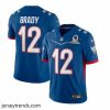 Enchanting 2022 NFL Pro Bowl Tampa Bay Buccaneers #12 Tom Brady NFC Blue Jersey