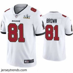 Captivating Antonio Brown Buccaneers White Super Bowl Lv Vapor Limited Jersey