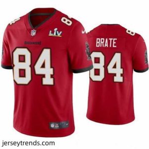 Captivating Cameron Brate Buccaneers Red Super Bowl Lv Vapor Limited Jersey