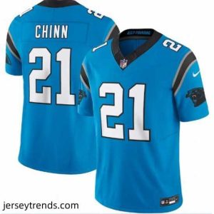 Radiant Carolina Panthers 21 Jeremy Chinn Blue 2023 F.U.S.E  Vapor Untouchable Stitched Football Jersey