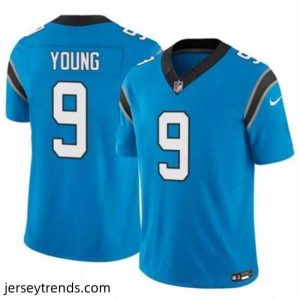 Suave Carolina Panthers 9 Bryce Young Blue 2023 F.U.S.E  Vapor Untouchable Stitched Football Jersey