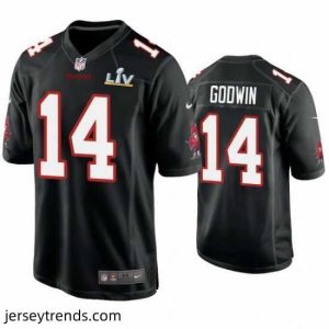 Radiant Chris Godwin Buccaneers Black Super Bowl Lv Game Fashion Jersey