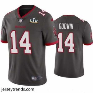 Magnificent Chris Godwin Buccaneers Pewter Super Bowl Lv Vapor Limited Jersey