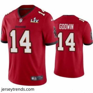 Exquisite Chris Godwin Buccaneers Red Super Bowl Lv Vapor Limited Jersey