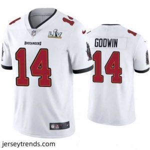 Radiant Chris Godwin Buccaneers White Super Bowl Lv Vapor Limited Jersey