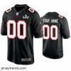 Captivating Custom Buccaneers Black Super Bowl Lv Game Fashion Jersey