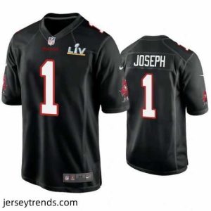 Magnificent Greg Joseph Buccaneers Black Super Bowl Lv Game Fashion Jersey