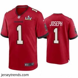 Suave Greg Joseph Buccaneers Red Super Bowl Lv Game Jersey