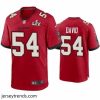 Suave Lavonte David Buccaneers Red Super Bowl Lv Game Jersey