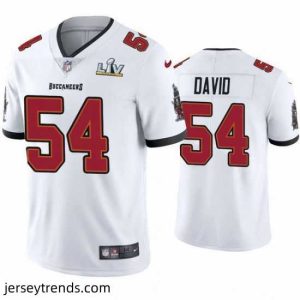 Captivating Lavonte David Buccaneers White Super Bowl Lv Vapor Limited Jersey