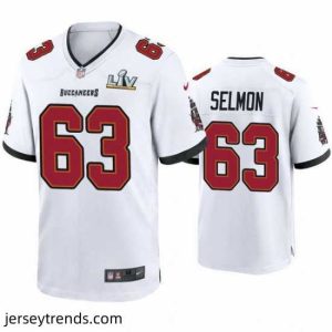 Suave Lee Roy Selmon Buccaneers White Super Bowl Lv Game Jersey