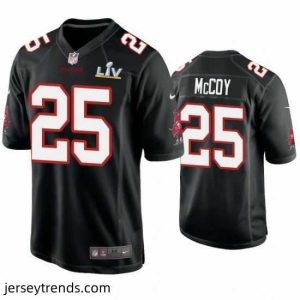 Brilliant Lesean Mccoy Buccaneers Black Super Bowl Lv Game Fashion Jersey