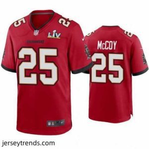Magnificent Lesean Mccoy Buccaneers Red Super Bowl Lv Game Jersey