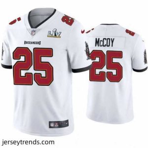 Striking Lesean Mccoy Buccaneers White Super Bowl Lv Vapor Limited Jersey