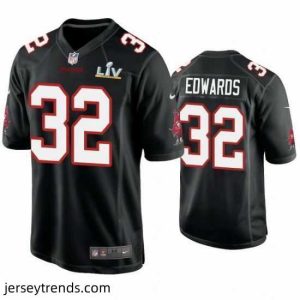 Brilliant Mike Edwards Buccaneers Black Super Bowl Lv Game Fashion Jersey