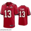 Suave Mike Evans Buccaneers Red Super Bowl Lv Game Jersey