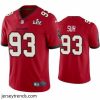 Suave Ndamukong Suh Buccaneers Red Super Bowl Lv Vapor Limited Jersey