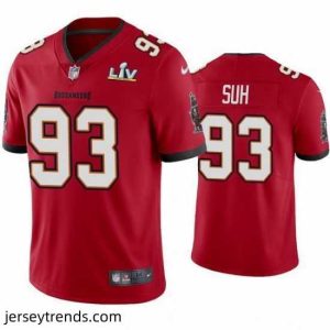 Suave Ndamukong Suh Buccaneers Red Super Bowl Lv Vapor Limited Jersey
