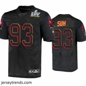 Radiant Ndamukong Suh Tampa Bay Buccaneers Black Super Bowl Lv Jersey