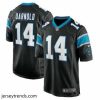 Brilliant Nike Carolina Panthers 14 Sam Darnold Black Vapor Limited Jersey