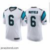 Brilliant Nike Carolina Panthers #6 Baker Mayfield White Vapor Limited Jersey