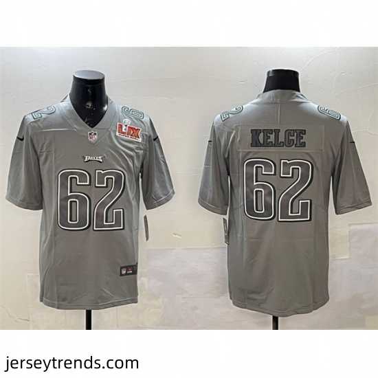 Men-Philadelphia-Eagles-62-Jason-Kelce-Grey-2025-Super-Bowl-LIX-Patch-Atmosphere-Fashion-Vapor-Untouchable-Limited-Stitched-Football-Jersey-888675_23971_550X550