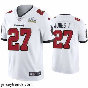 Radiant Ronald Jones Ii Buccaneers White Super Bowl Lv Vapor Limited Jersey